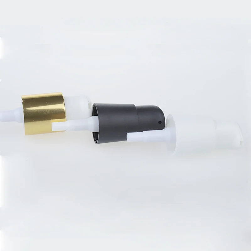 white treatment pump 20/410 left-right lock lotion pump cream dispenser pump