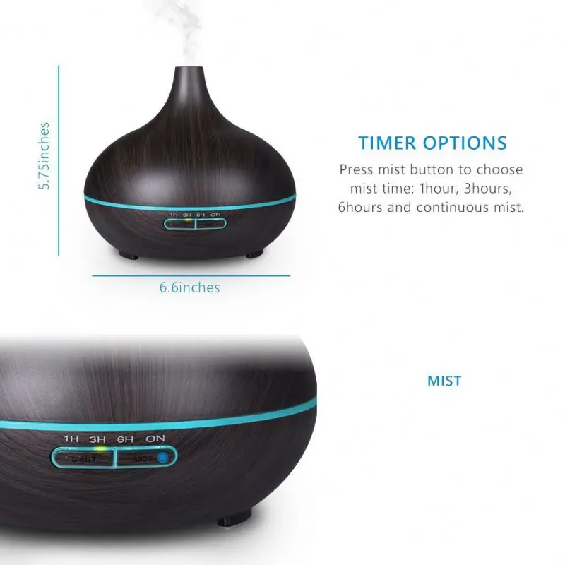 Personalized Lamp Difusor Ultrasonic Humidifier, Essential Oil Aroma Diffuser Desk Humidifiers Air Purifier Defuser Humidifier