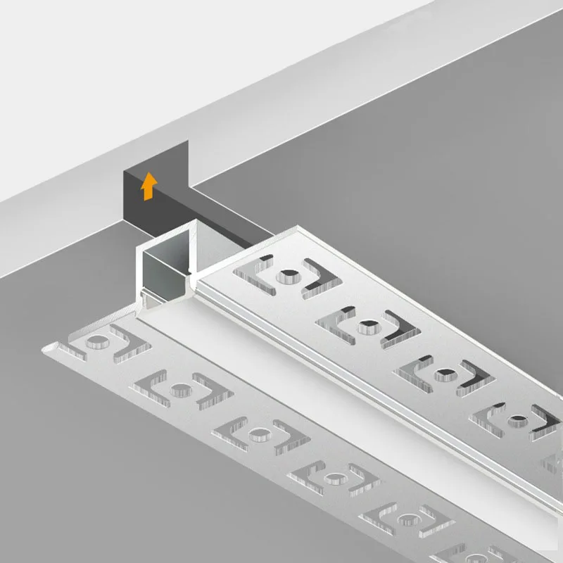 Indoor Outdoor Business Office Aluminum Profile LED Strip Light Surface Mounted Ceiling Side Mounted Embedded LED Strip Light
