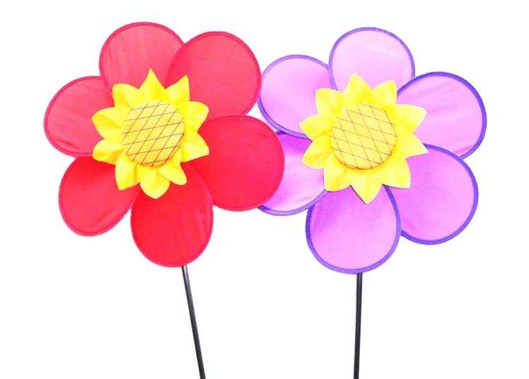 Красочная игрушка Подсолнух, декоративная ветряная мельница