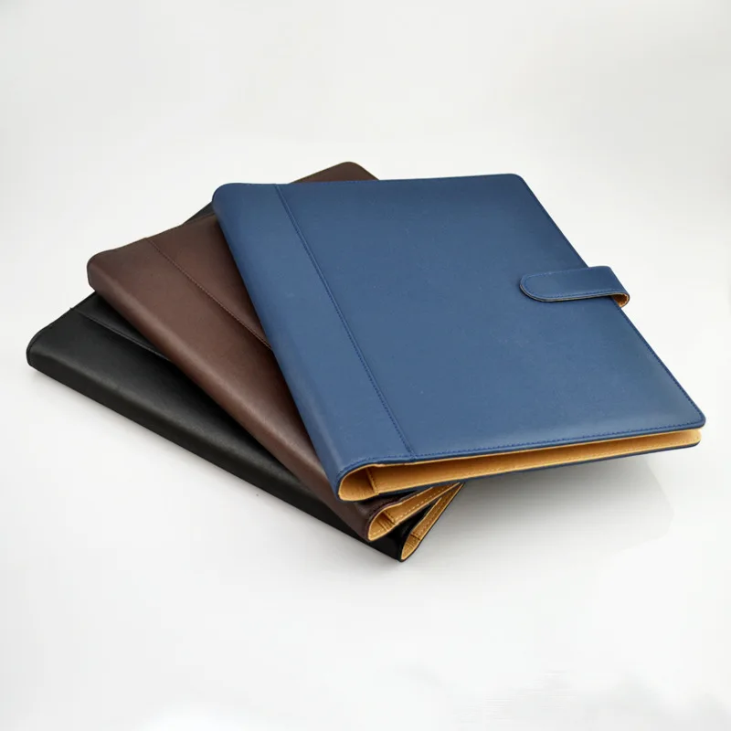 PU Leather A4 Document Folder Portfolio Padfolio Clipboard Conference Signature Folder