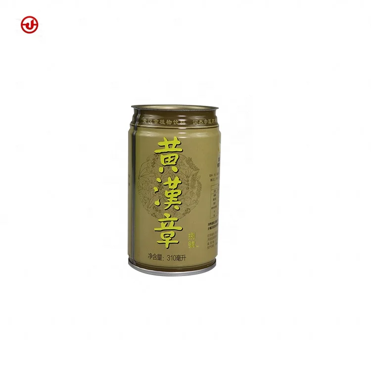 Wholesale High Quality Food Grade 310ml Round Black Tea Beverage Tin Can