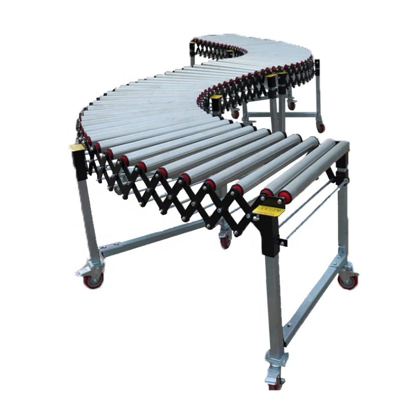 2022 China Manufactured Telescopic flexible expandable roller conveyor for sale
