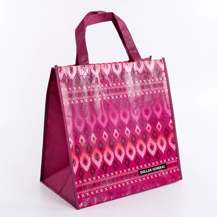 Reusable polypropylene laminated pp non woven shopping bag