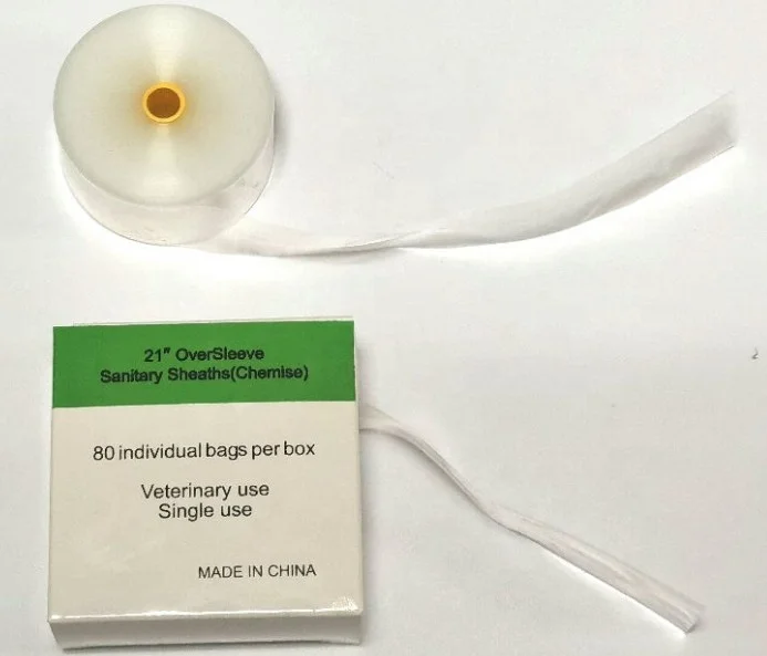 21' Sheath Covers Sanitary Chemise for Bovine Artificial Insemination