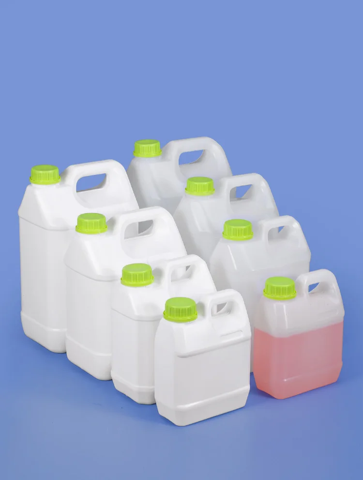 1 Gallon Thicken Empty Square Plastic Barrel HDPE Material for Liquid Jug Glue Oil Container