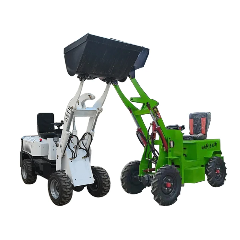 Global delivery small electric loader four-wheel drive