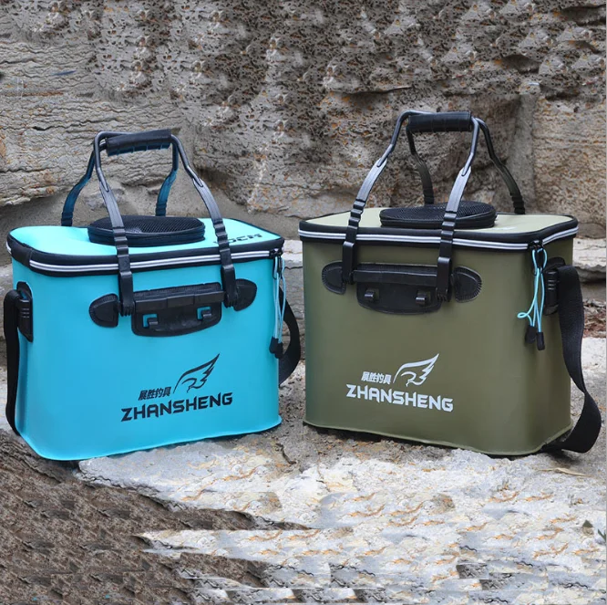 
45Lportable waterproof foldable EVA fishing bag 