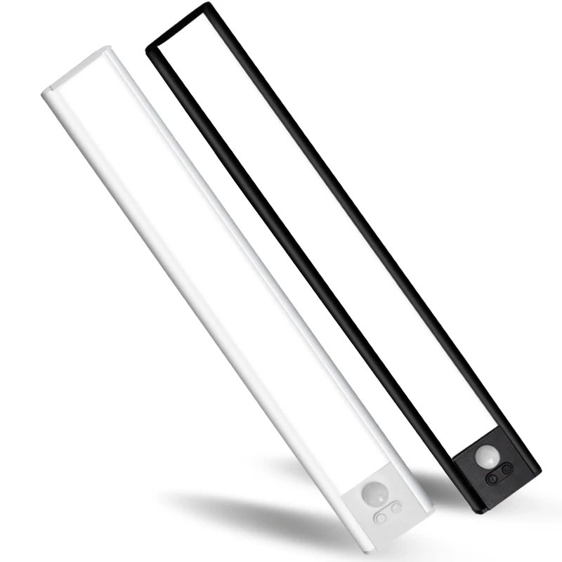 LED Usb Rechargeable Motion Sensor Ultra Slim Under Cabinet Lighting Corded For Kitchen Wine Bar