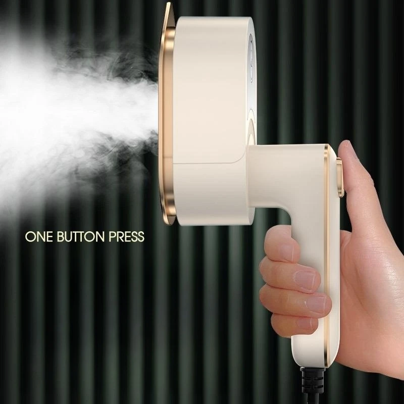 Mini Steam Iron Garment Steamer Handheld Portable Small Electric Wet Dry Double Clothes Ironing for Travel Home Office Tools