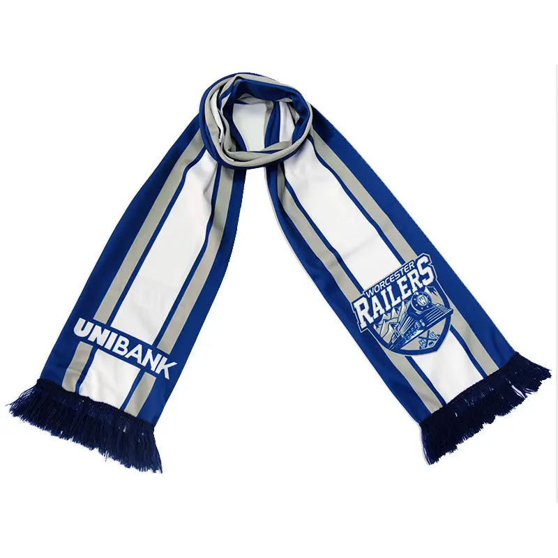 Wholesale Custom World Soccer Cup Football Team Clubs Scarf Double Sided Printing Fan Scarf