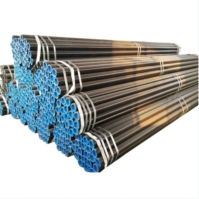 API X42 Gas and Oil Tube Ms Round Low Carbon Pipe Black Iron Used for Petroleum Pipeline Seamless Steel Pipe