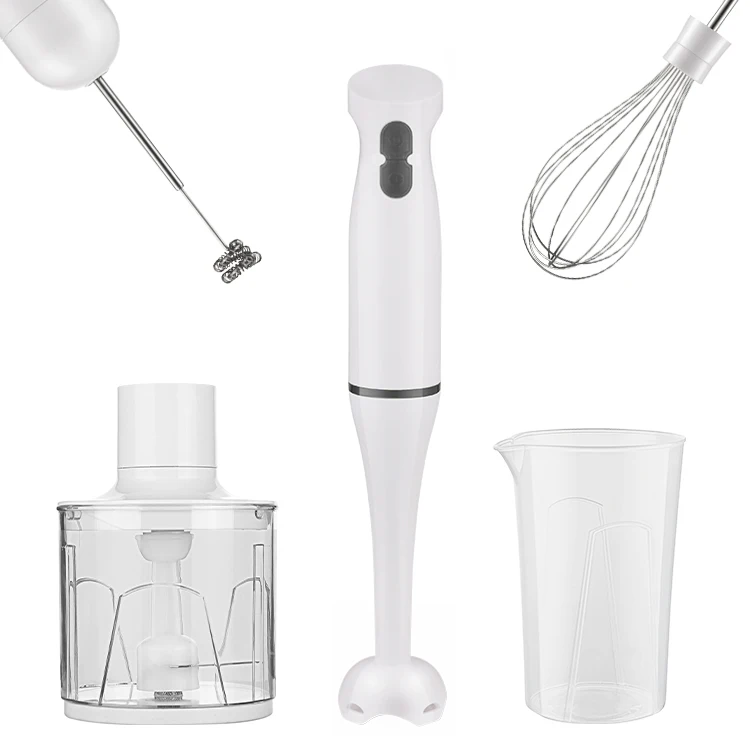Multifunctional Commercial Electric Plastic Blades Handheld Combined Immersion Hand Stick Blender