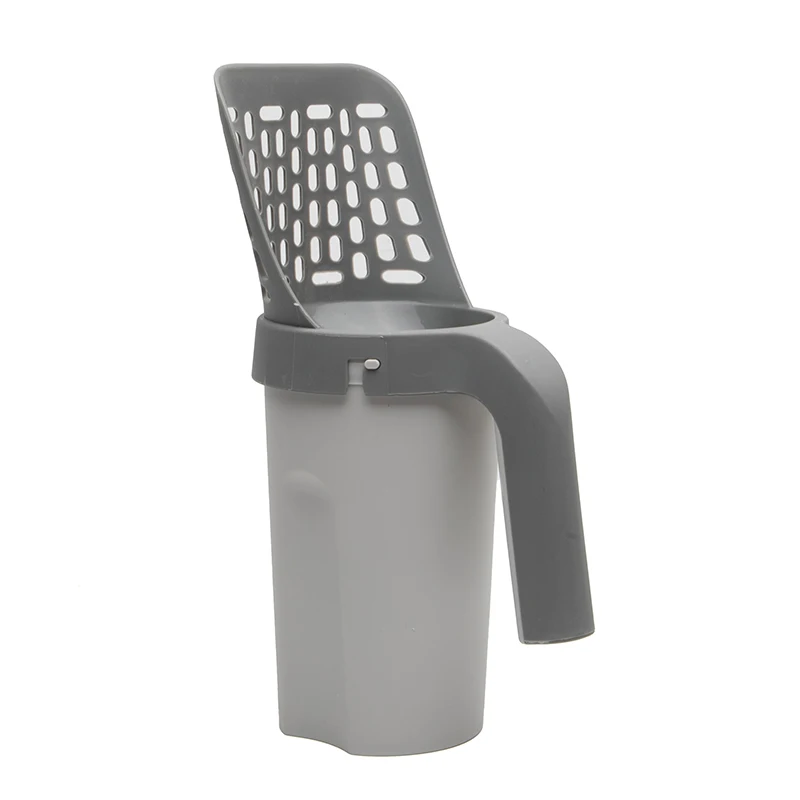 Pet Products Pp Material Handle Portable Integrated Durable Cat Litter Shovel Pooper Scooper