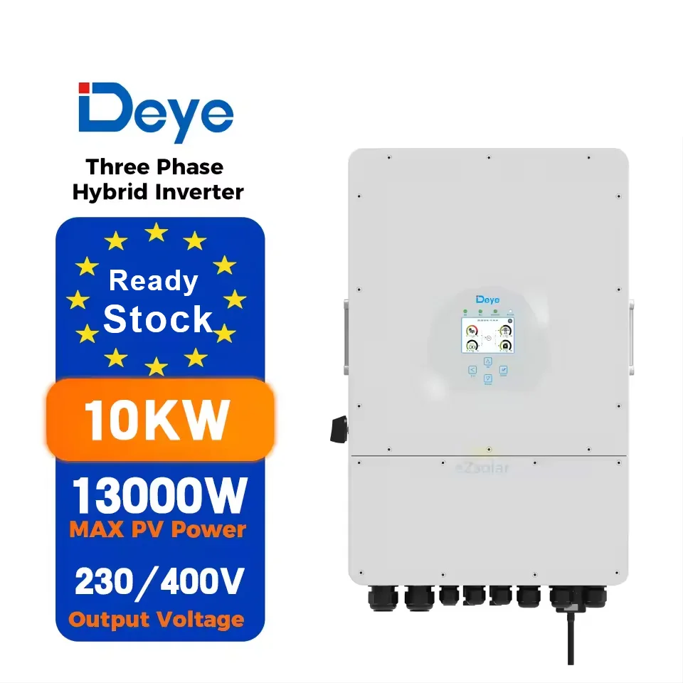 Гибридный инвертор Deye 5 кВт 6 8 10 12 3 фазы 14 15 16 18 20 трехфазный BatterySUN-10 низкого напряжения/12K-SG04LP3-EU
