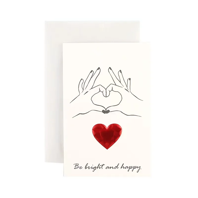 Customizable Luxury Greeting Card Exclusive DIY Personalized Postcard Handwritten Thank You Card Gift Small Businesses Paper