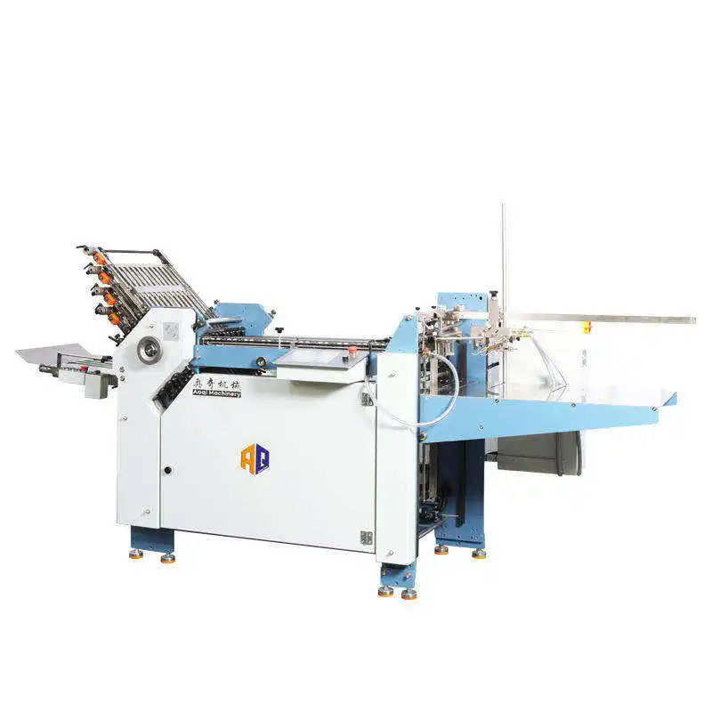 Round Pile Folding Machine with Stainless Steel Helical Gear Design Exclusively for Notebook Newspaper