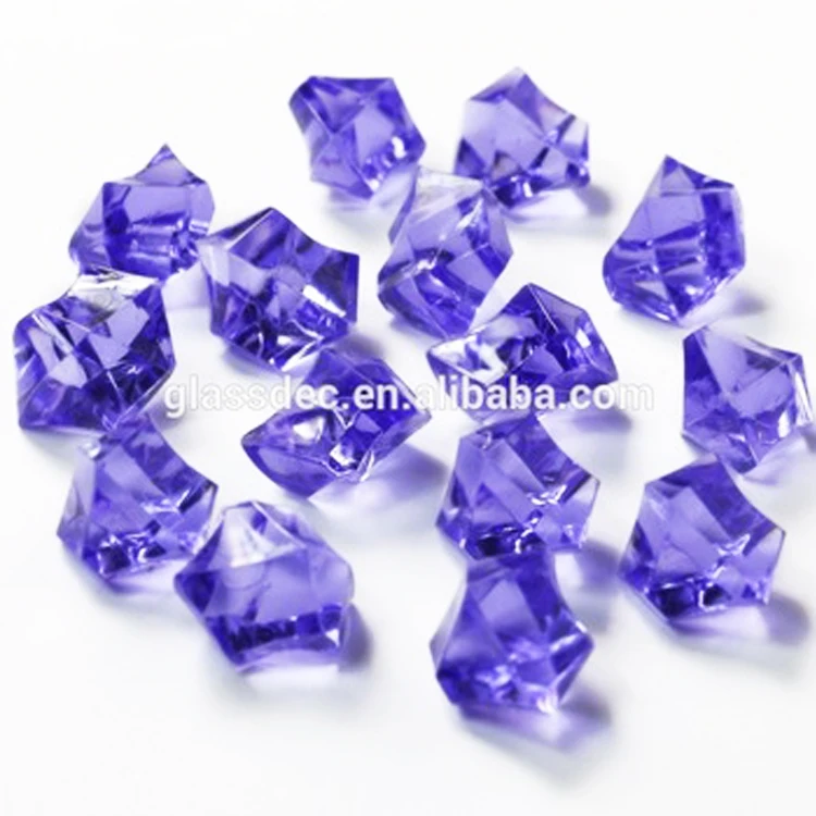 wholesale party supplies filler acrylic diamond confetti wedding table centerpieces acrylic ice stone