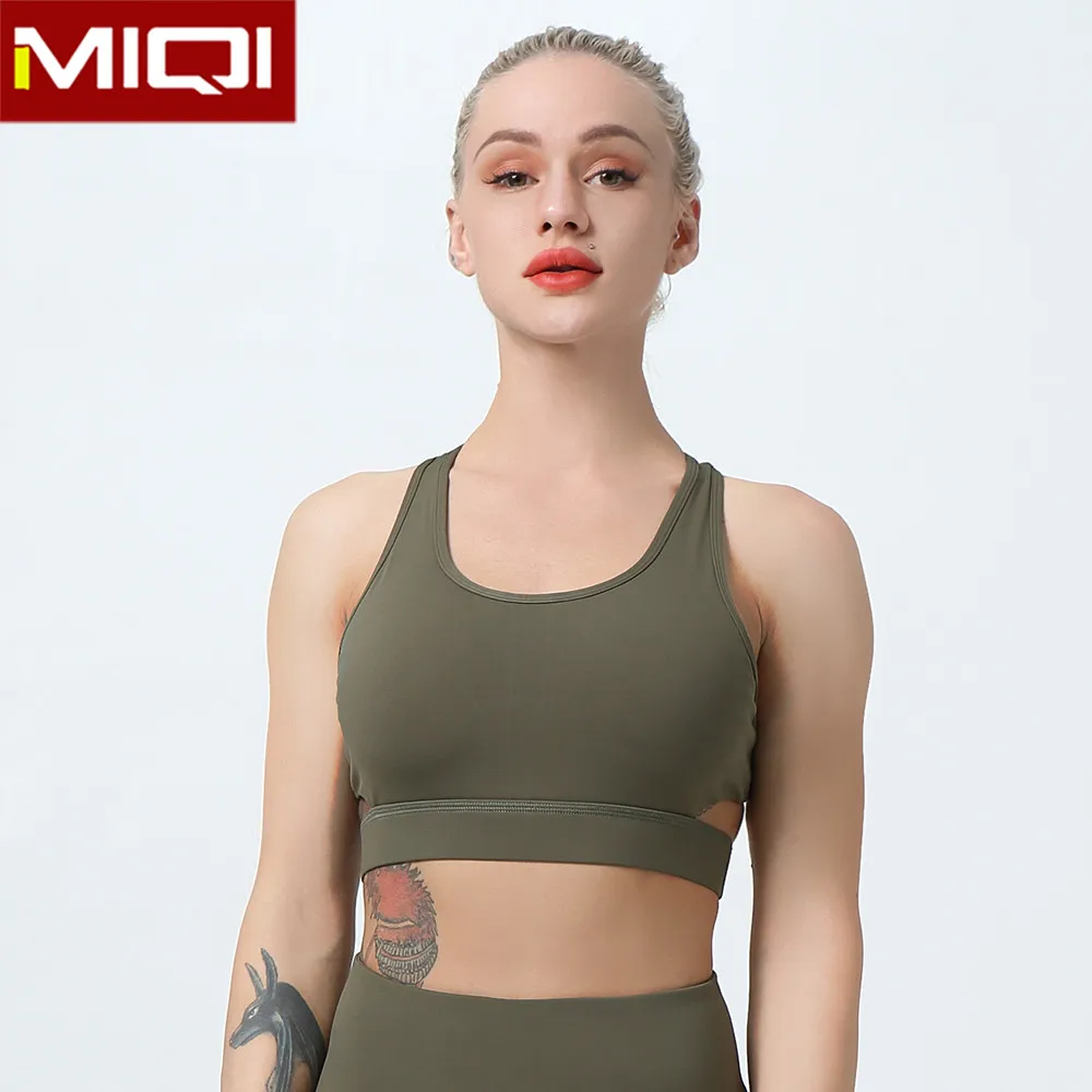 Custom Athleisure Clothes Gym Women Sports Mujer Bra Wholesale Dance Girls Gym Short Bra