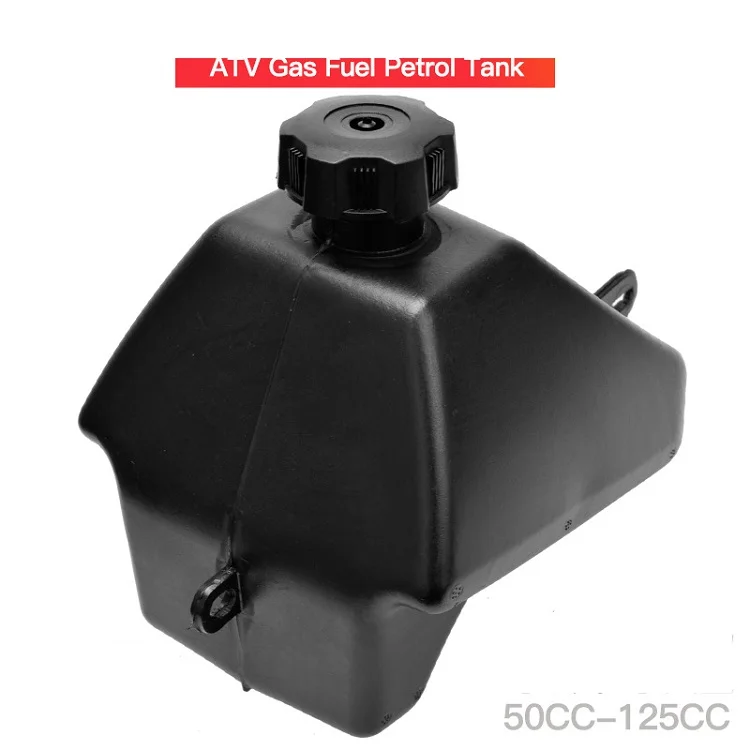 ATV Petrol Gas Fuel Tank with Cap Universal for 50cc-125cc Dirt Pit Bike Plastic Scooter Part