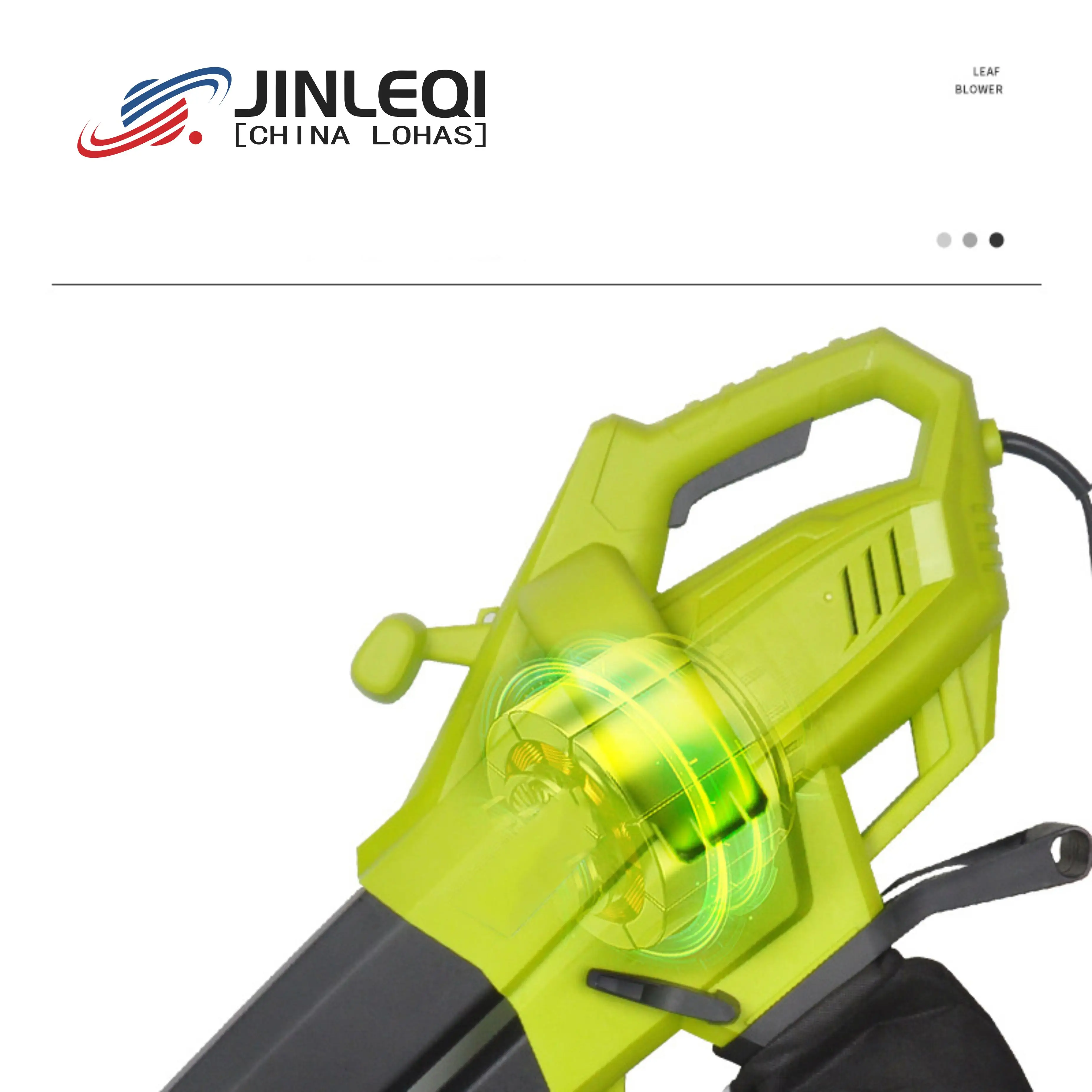 electric garden shredder household leaf  crusher grass absorbing tobacco collection machine