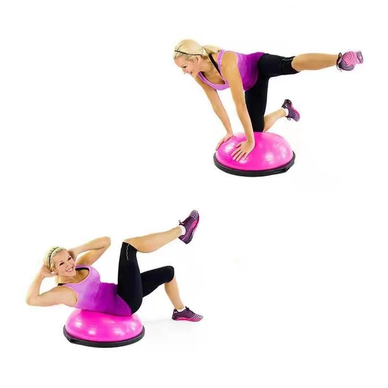 Лидер продаж, шикарный мяч для йоги 46 см, мяч для баланса из ПВХ, оборудование для фитнеса, тренажерного зала, мяч для занятий йогой, Женский мяч для занятий спортом