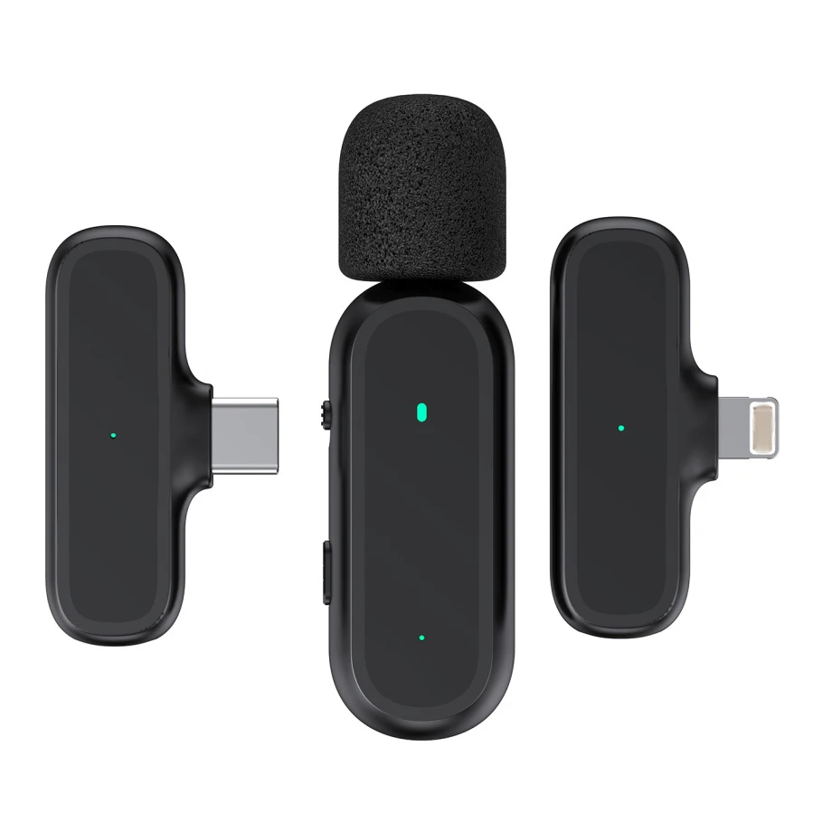 Оптовая продажа умное шумоподавление K8 K9 Фабричный портативный стерео микрофон для прямого эфира интервью беспроводные