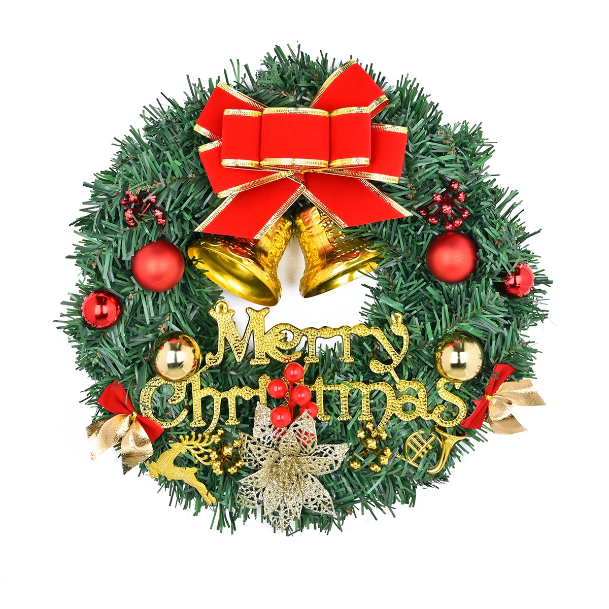 Wholesale holiday party christmas decoration supplies artifical hanging pendant christmas decorations christmas garland