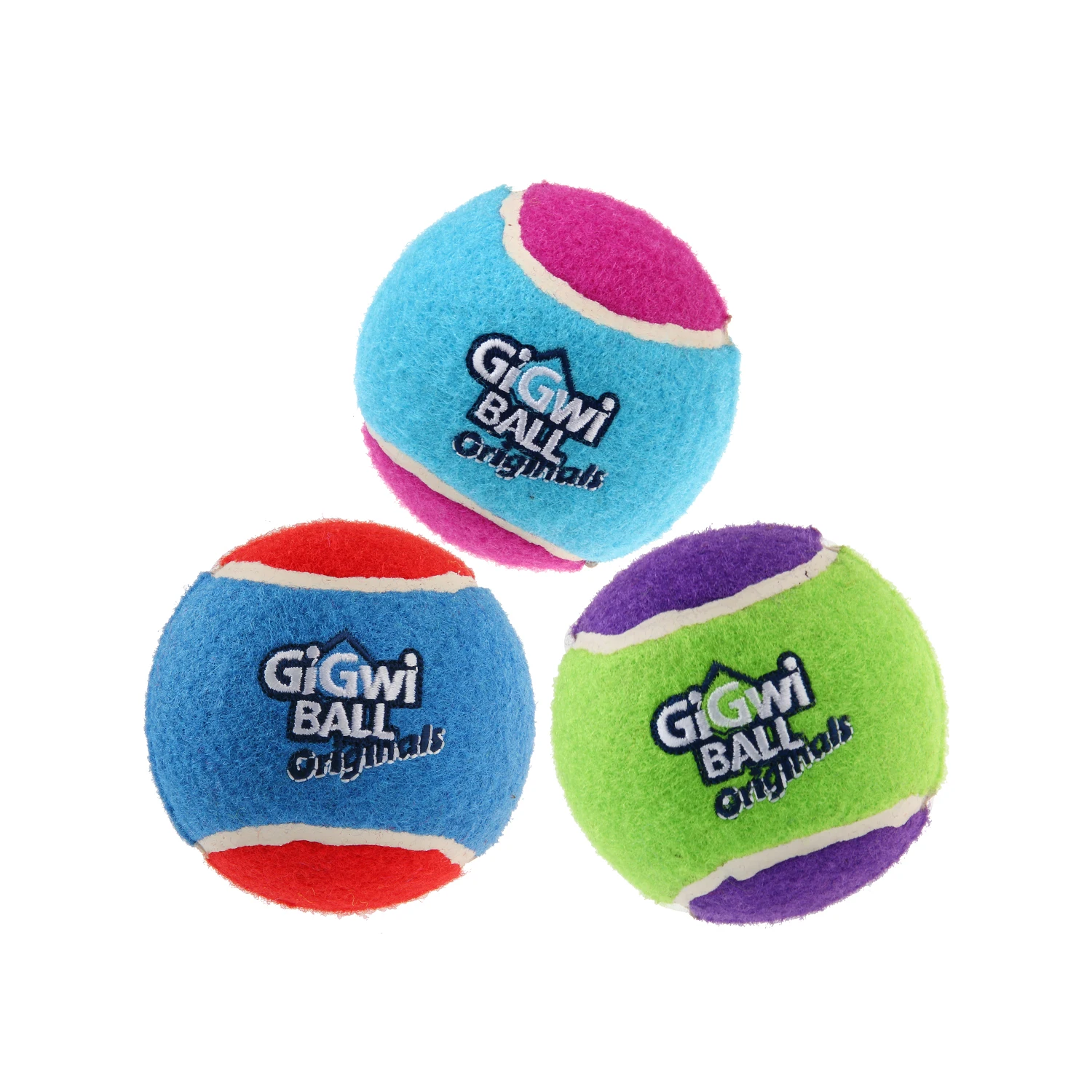 eco-friendly rubber dog tennis ball durable dog ball bite resistant stocked pet toys puppliers pelota perro