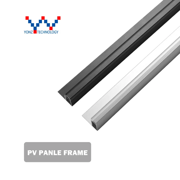 Yonz for photovoltaic module mounting structure silver white black aluminum profile solar panel frame