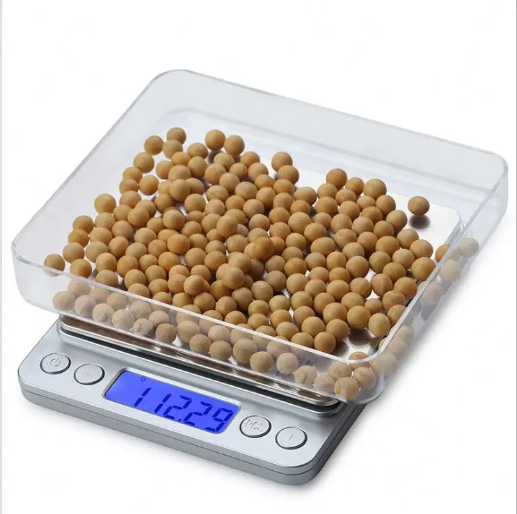 Digital Kitchen Scale 500g/0.01g Mini Pocket Jewelry Scale Multi function Cooking Food Scale