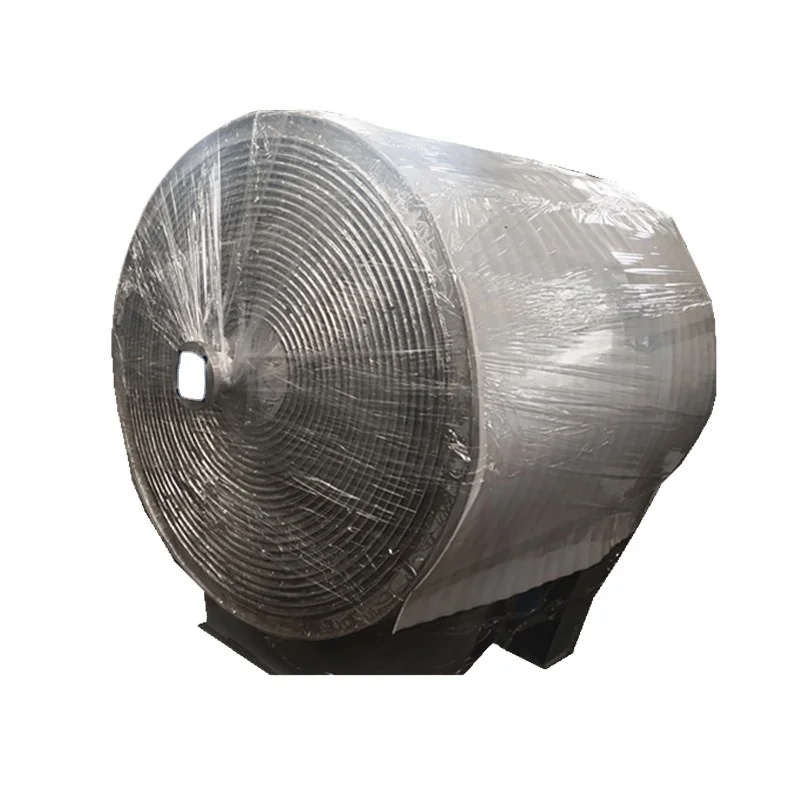 100 m2 Horizontal Type Spiral plate heat exchanger Non detachable helical plate heat exchanger