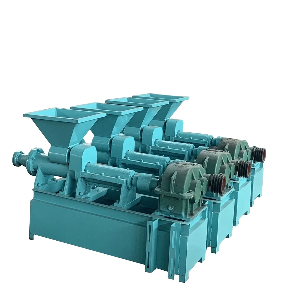 Smokeless charcoal powder extruder/biochar charcoal briquette machine
