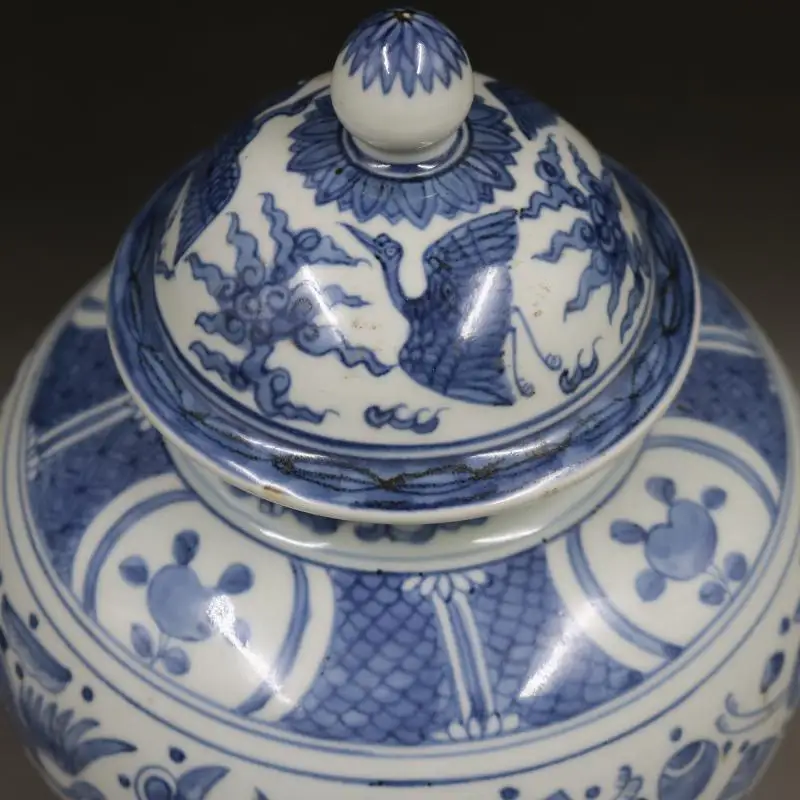 High quality chinese porcelain antique chinese temple food jar wholesale ceramic cookie jars