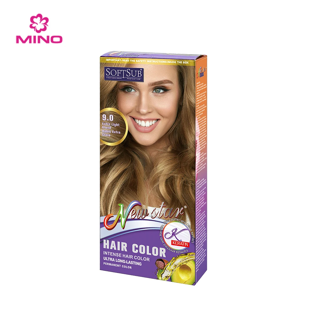 Permanent Ammonia Free Available Private Label Hair Color OEM New Star Hair Color Hair Dye Cream Kit