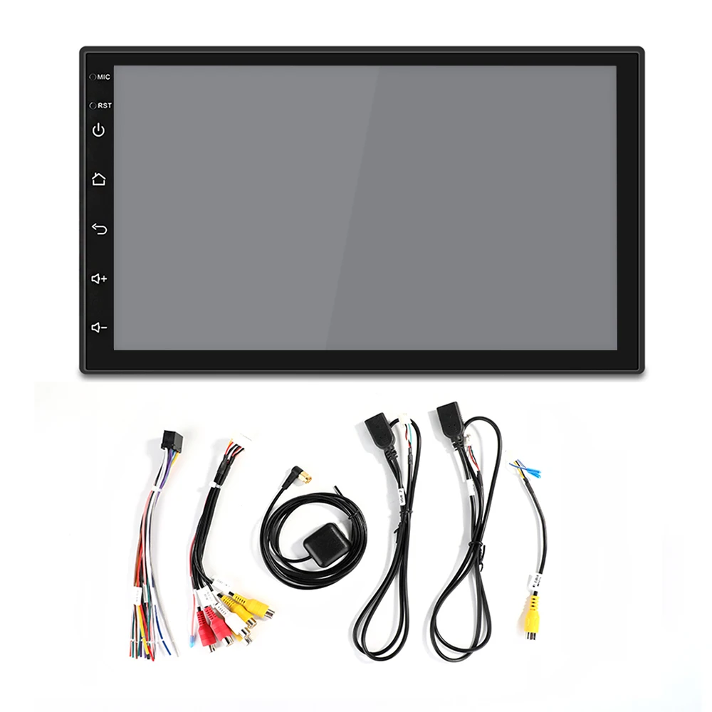 7 inch 2 din Android 8.1 car GPS Navigation 1+16G with BT mirror link FM USB Split Screen car radio