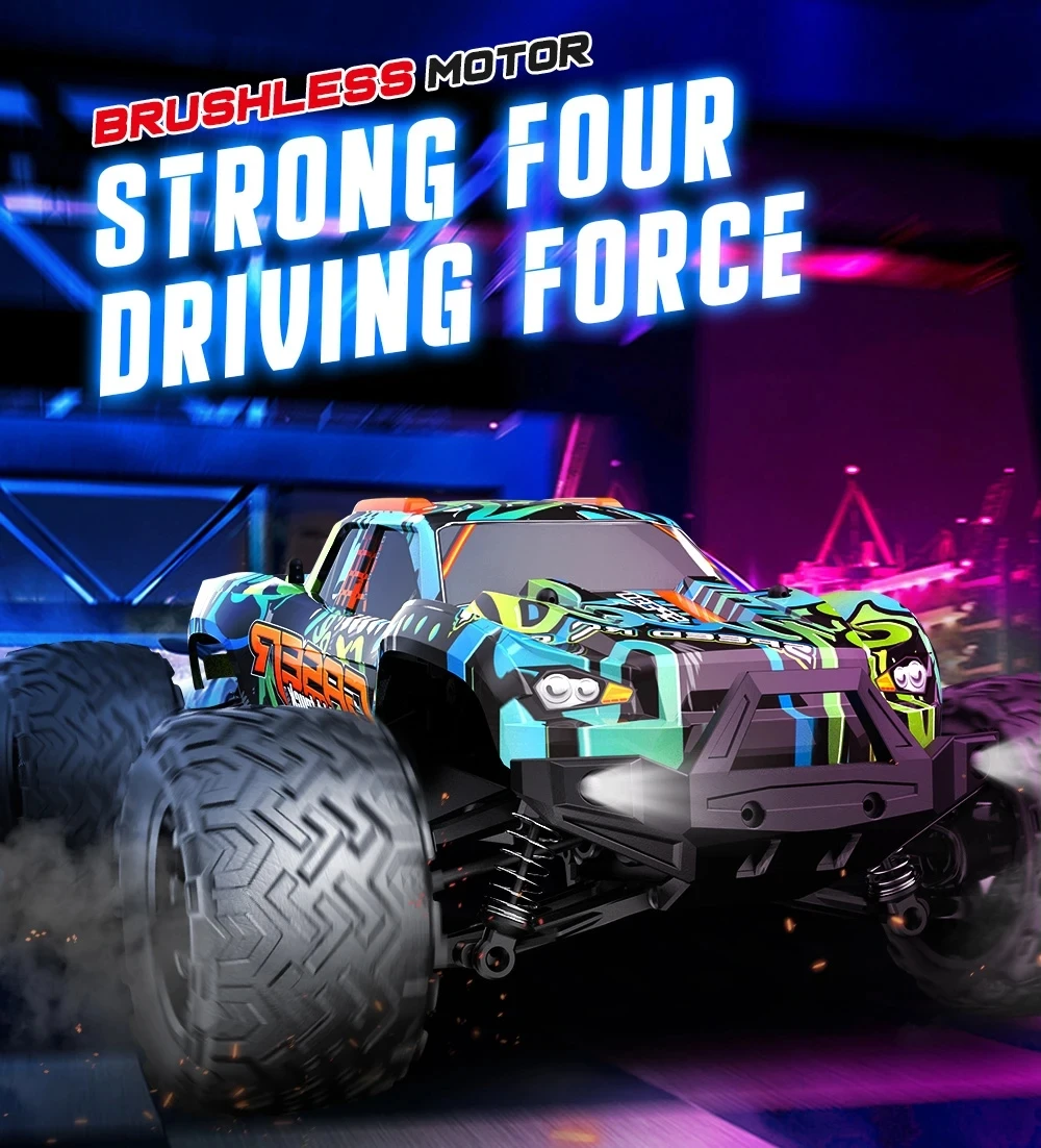 1:14 Full Scale High Speed Remote control Toy Cars Monster Truck 4WD Off-Road Climbing Racing RC Car with Rado control