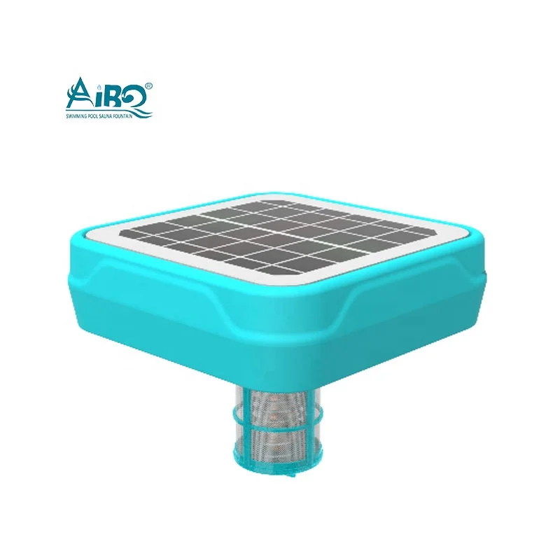 AIBO solar pool ionizer high capacity can reduce 85% chlorine and kill algae durable copper anode can keep swimming pool clean