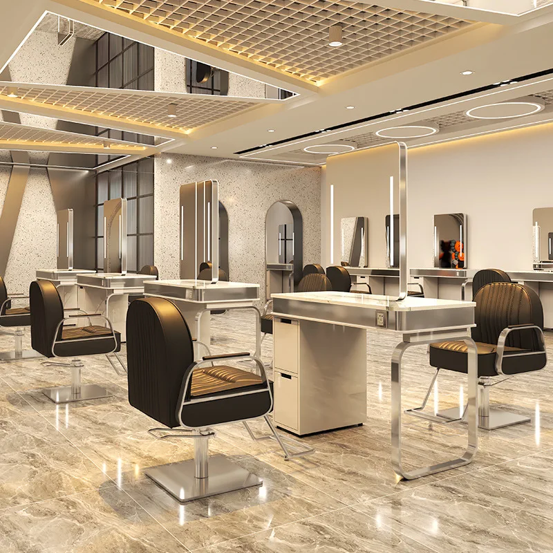 Hochey медицинские высококачественные парикмахерские станции, оборудование для парикмахерской, парикмахерские зеркала