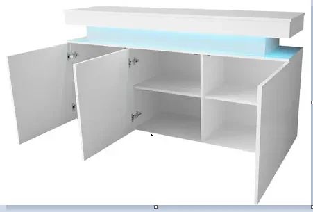 modern living room set TV entertainment coffee table sideboard buffet