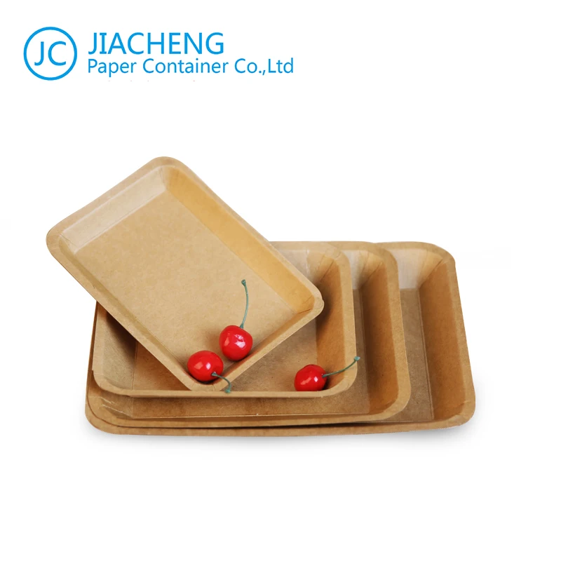 
Creative oil proof vegetable and fruit salad box disposable fried chicken rice chips kraft paper box for barbecue 