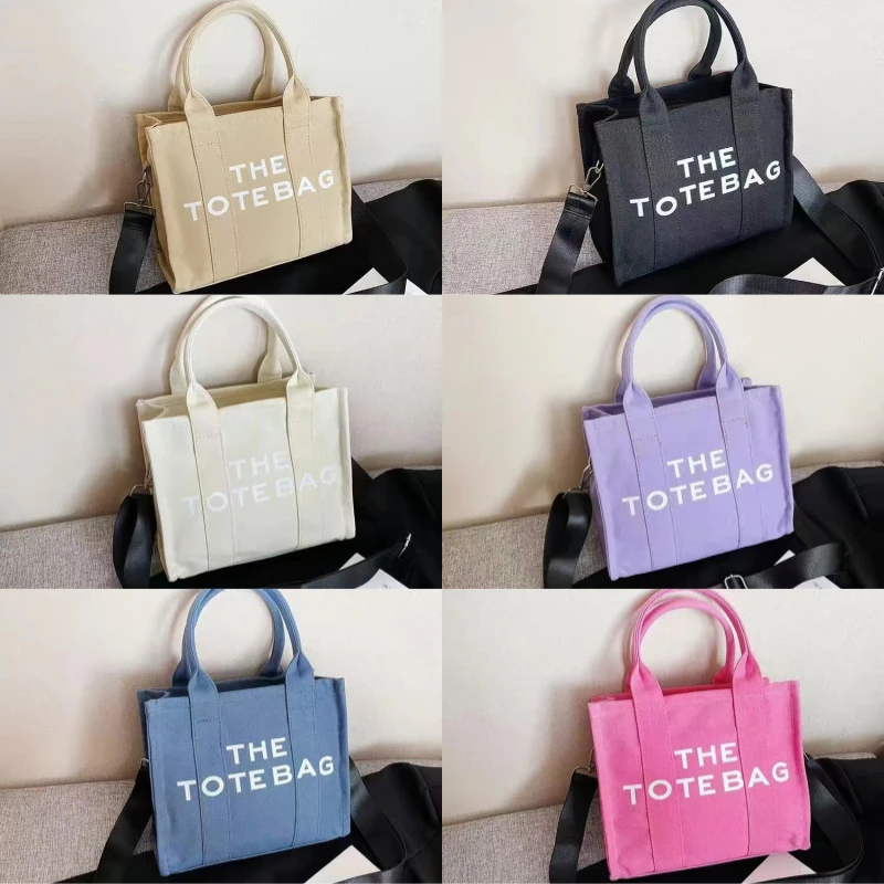 Factory Direct Sales Fashion Eco Friendly Custom Logo Cotton Canvas Tote Bag for Shopping