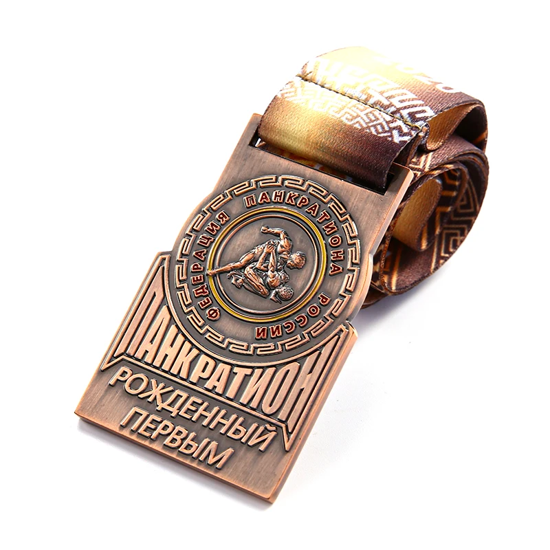 Manufacturer Custom 3d Metal Gold Silver Bronze Medal Judo Kung Fu Karate Taekwondo Wrestling Medal