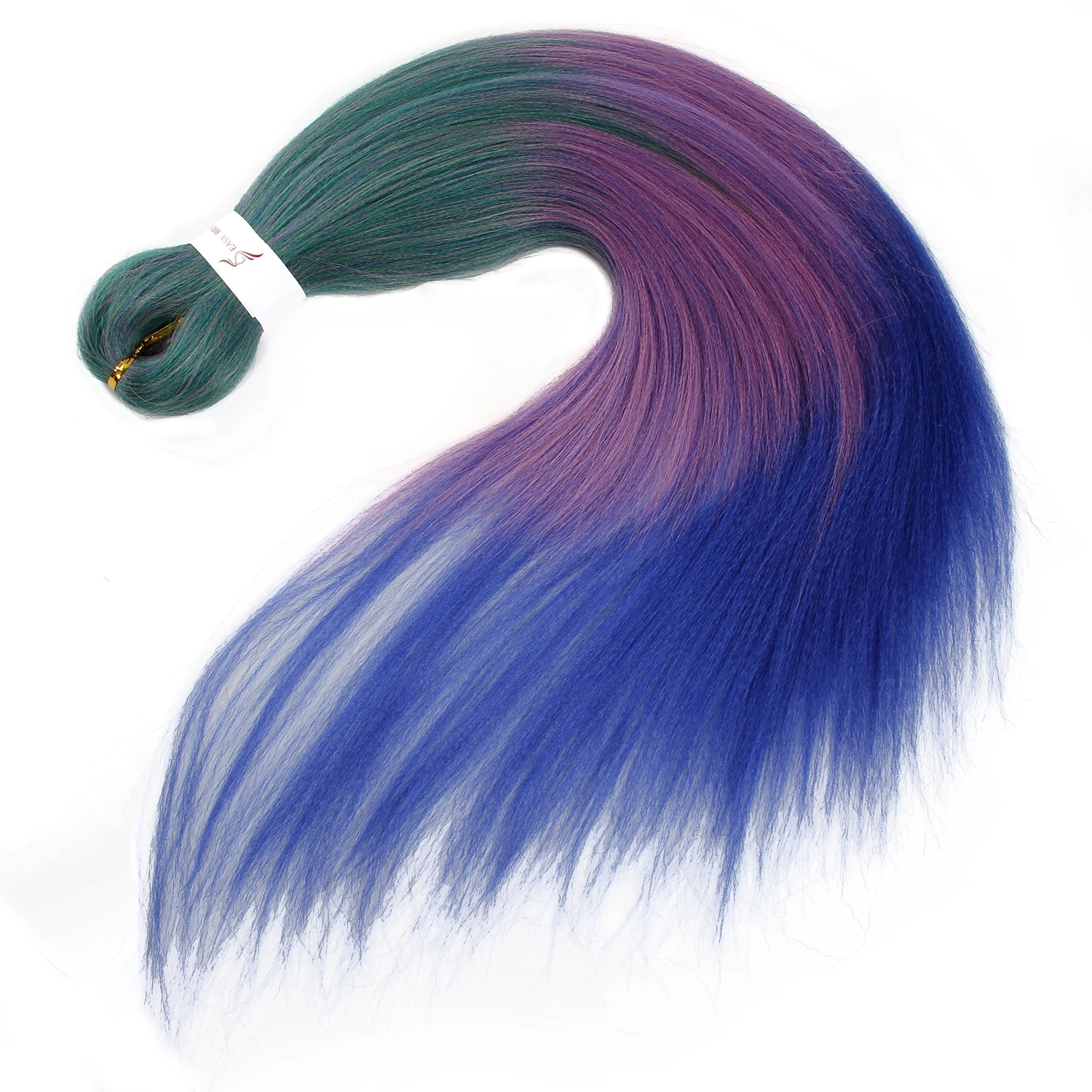 
Braid tricolor hair synthetic hair women easy braids for black people 26 inch synthetic braiding hair 