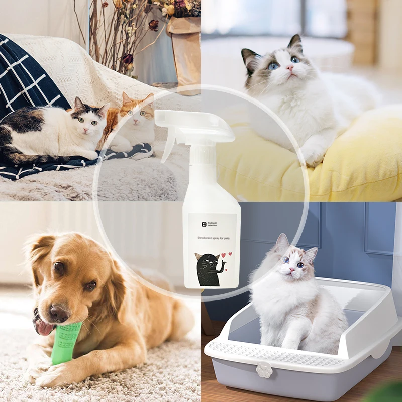 Professional Strength Stain & Odor Eliminator Anti Fungal Deodorizer Spray Anti Dog Cats Pet Cleaning Deodorizer Spray