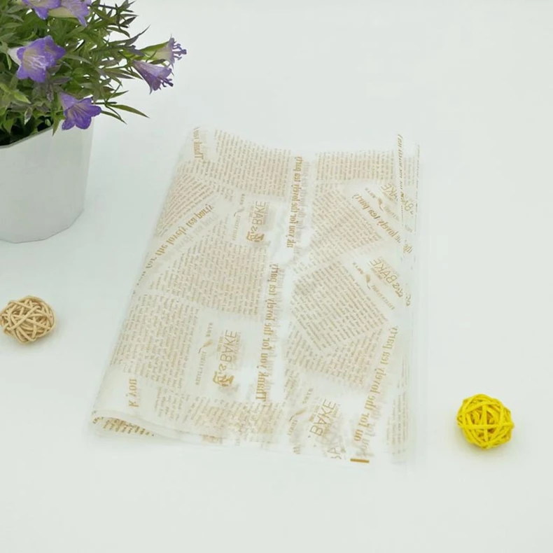 Custom Printed Logo Gift Wrapping Paper Clothing Tissue Paper Food Wrapping Paper Wrapper Sheet