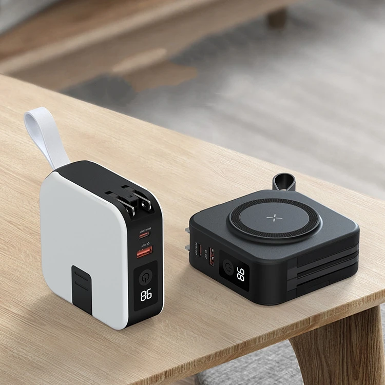 New inventions trending product branding hot sell USB-C power bank magnetic wireless PD22.5W power bank