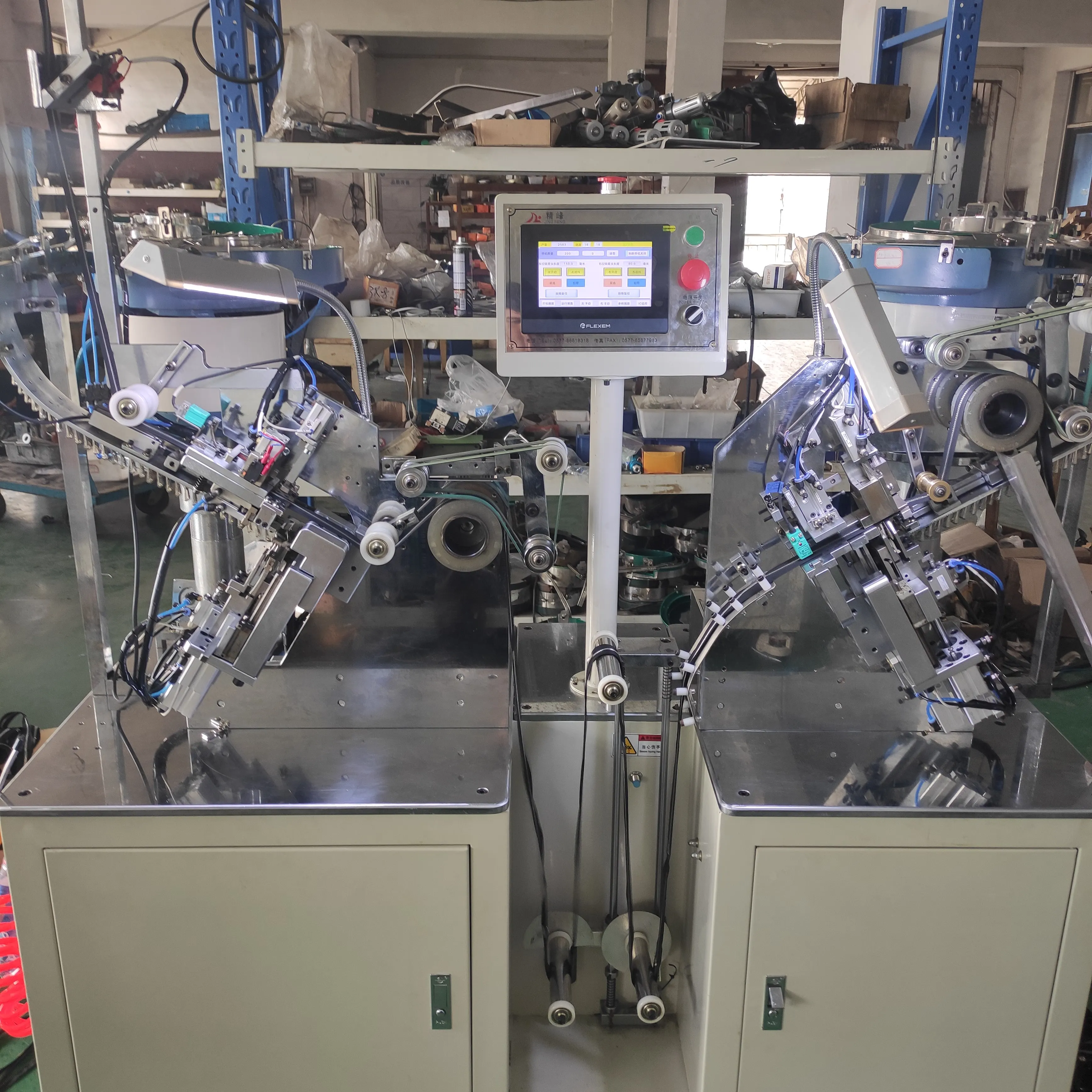 Fully automatic double-opening piercer machine for nylon zipper