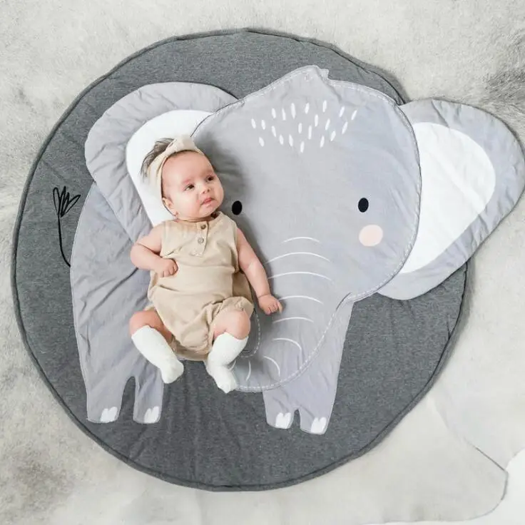 
Hot Sale Cotton Animal Playmat Kids Sleeping Mat Soft Play Mat For Baby 