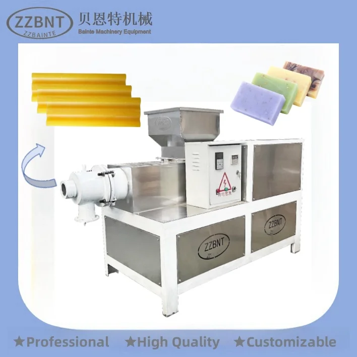 ZZBNT Soap Production Equipment Stamping Mixer/Plodder/Cutting/Packaging Extruding Machine for Chemical Industry